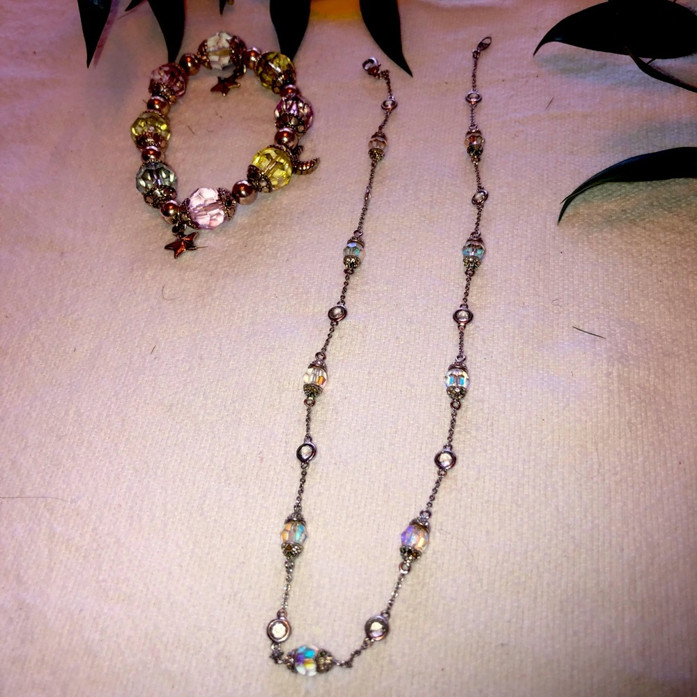 Necklace and bracelet